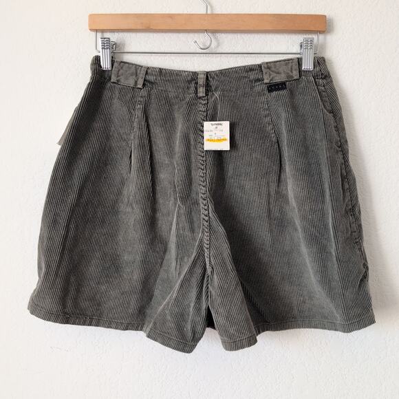 NWT Vintage Y2K Womens Mini Skirt Skort Corduroy Deadstock Olive Green 9 Gorp - Picture 5 of 10